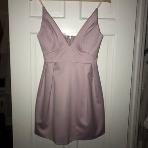 Topshop Skater Plunge Dress